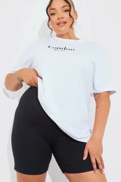 Ribbed High Waisted Cycling Shorts