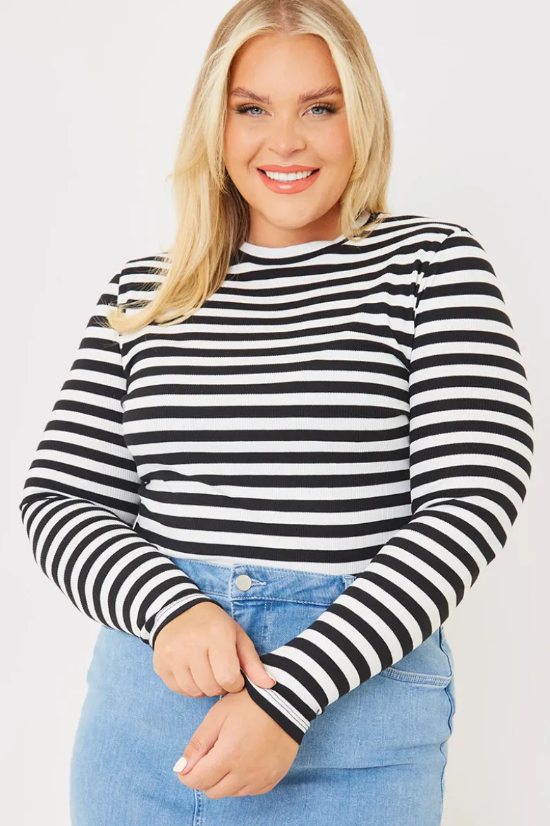Ribbed Long Sleeve Top