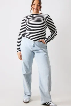 Ribbed Long Sleeve Top