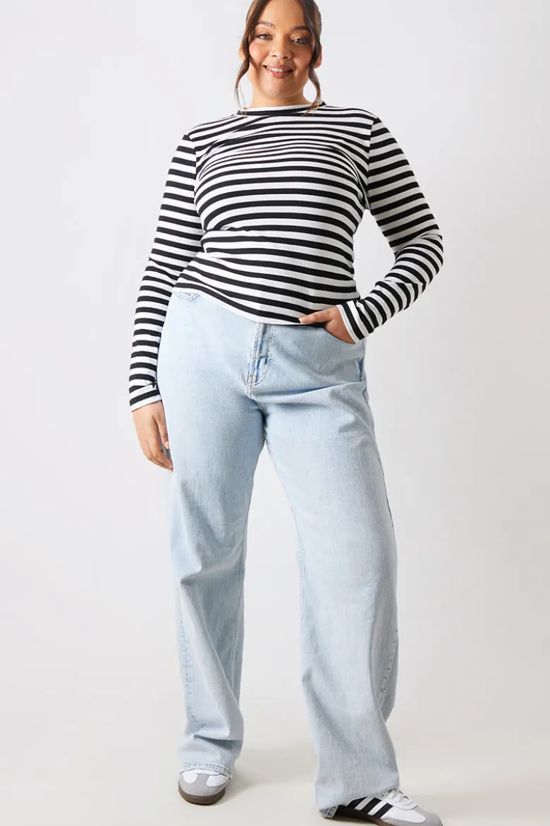 Ribbed Long Sleeve Top