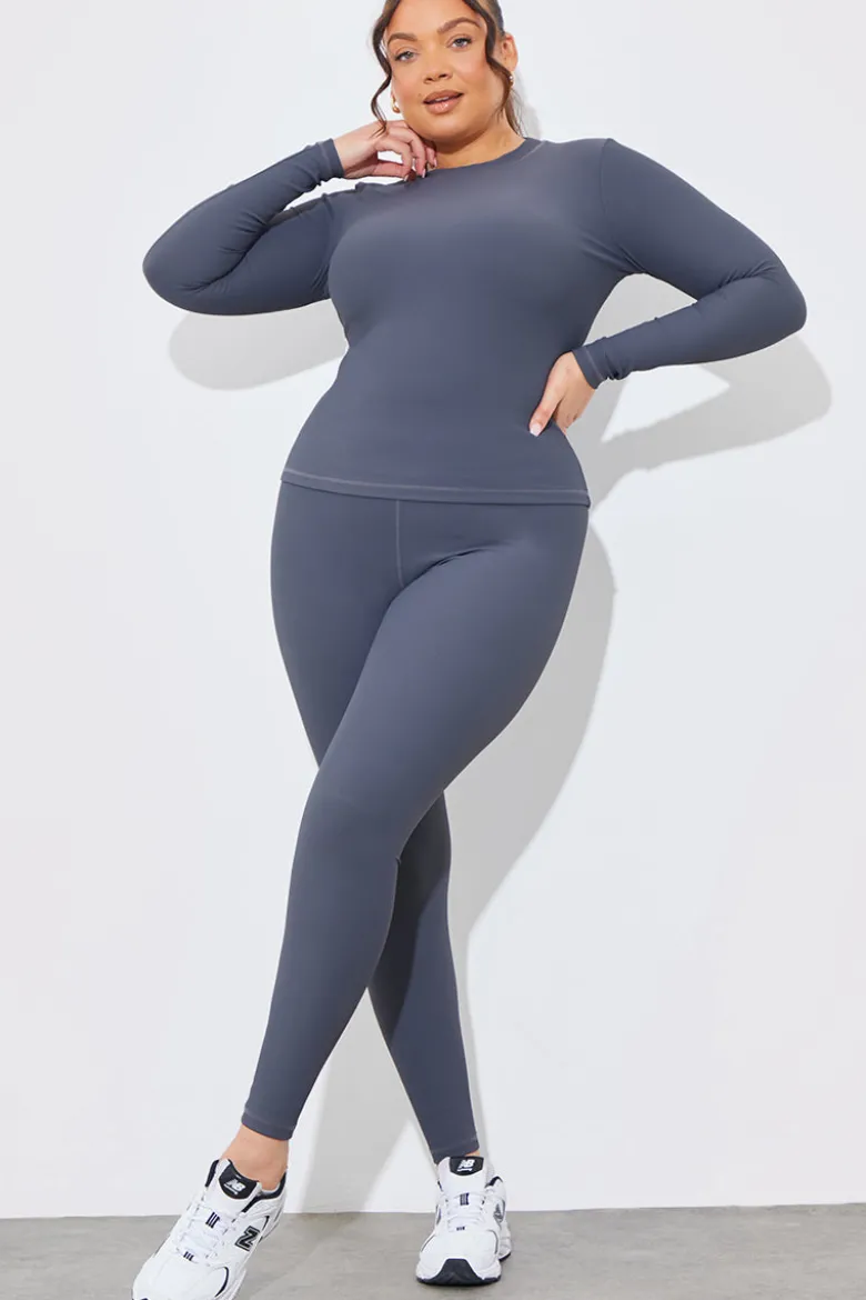 Rib Long Sleeve Top