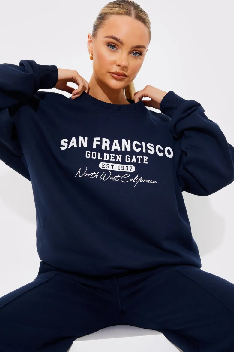 San Francisco Embroidered Sweatshirt