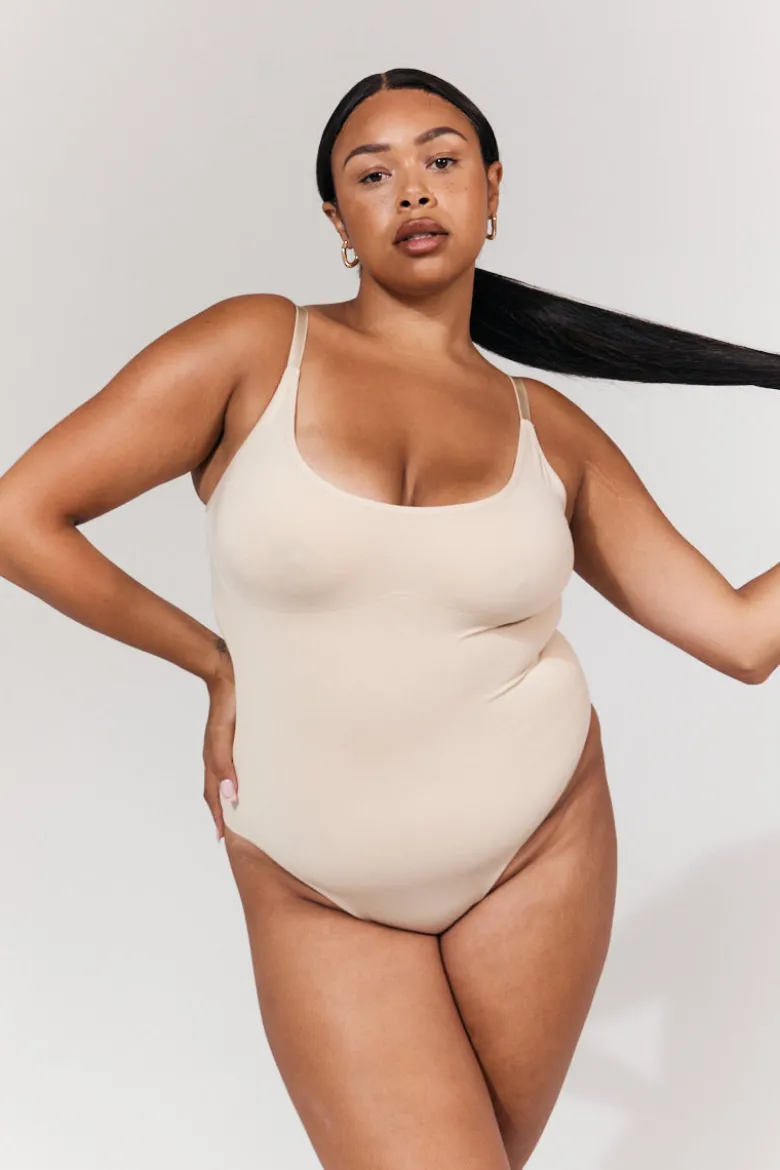 Seamless Strappy Snatched Shapewear Bodysuit