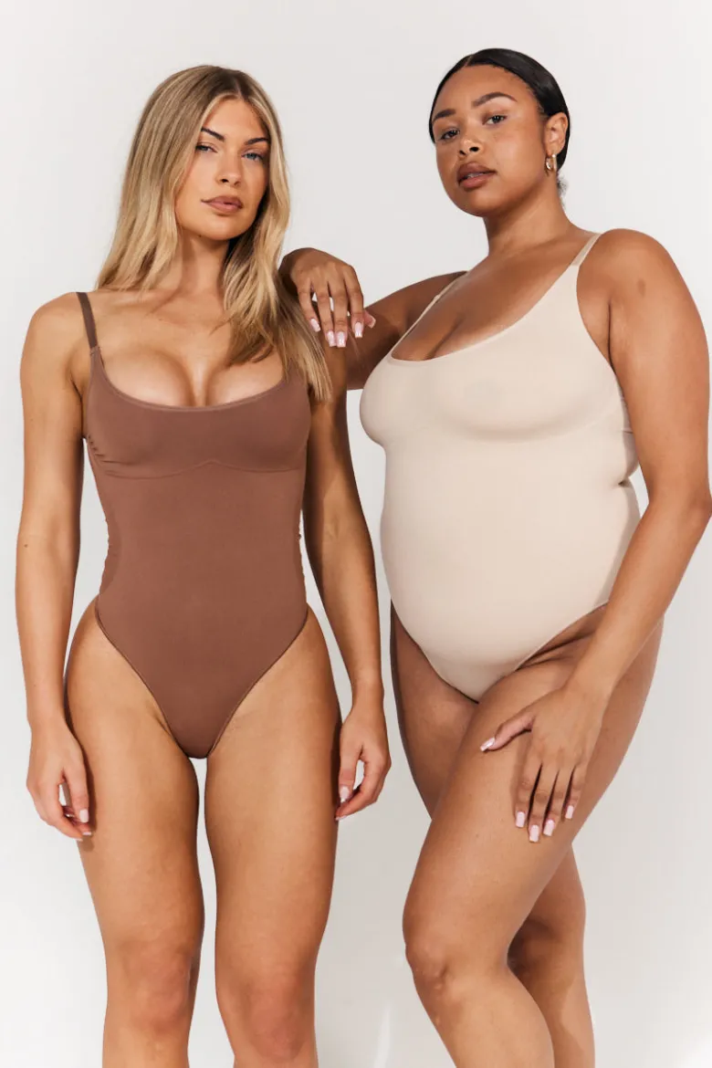 Seamless Strappy Snatched Shapewear Bodysuit