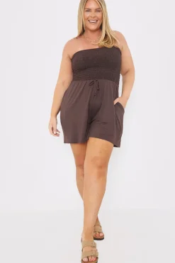 Shirred Bust Playsuit