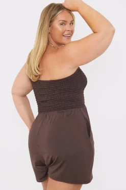 Shirred Bust Playsuit