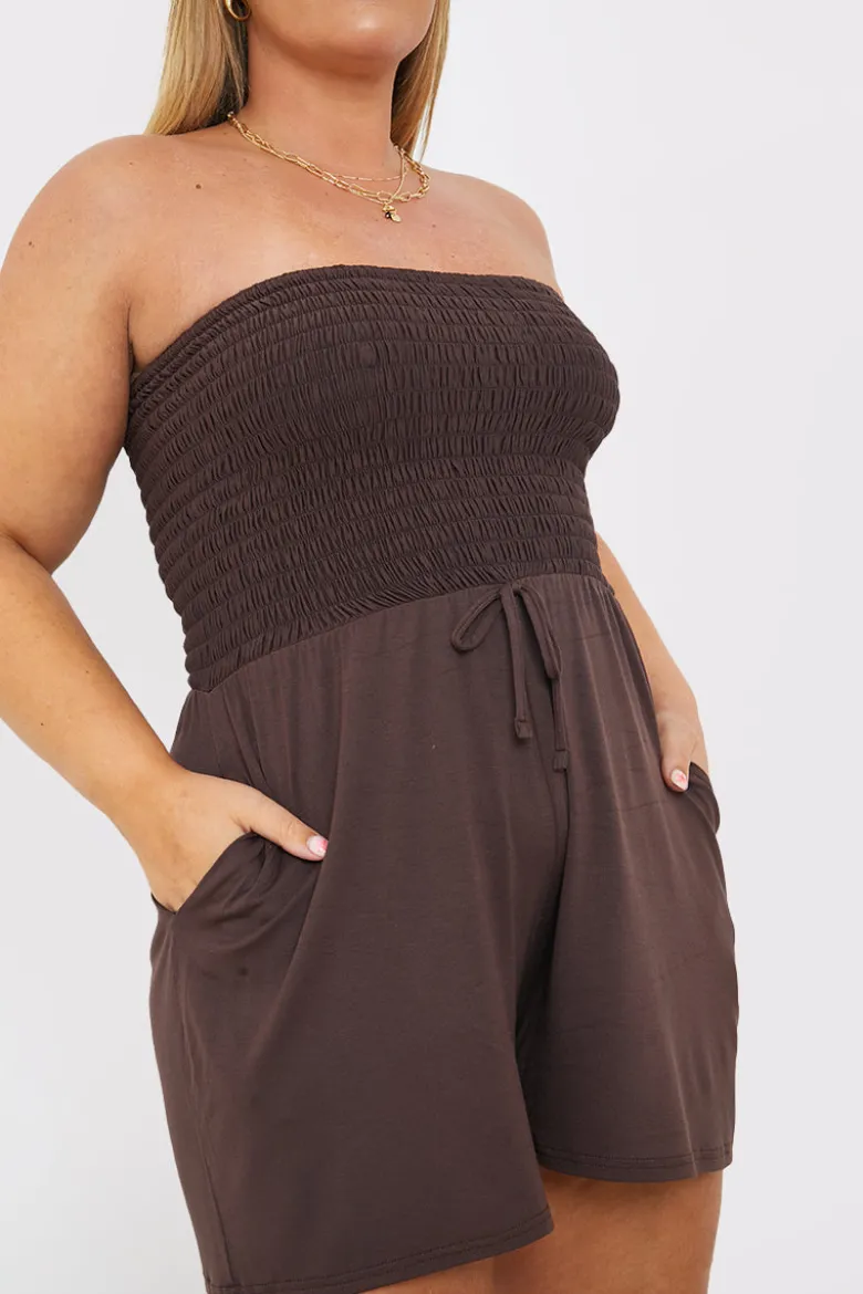 Shirred Bust Playsuit