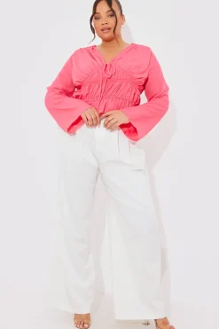Shirred Detail Blouse