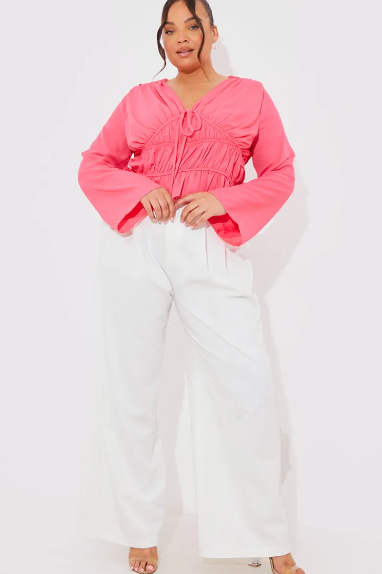 Shirred Detail Blouse
