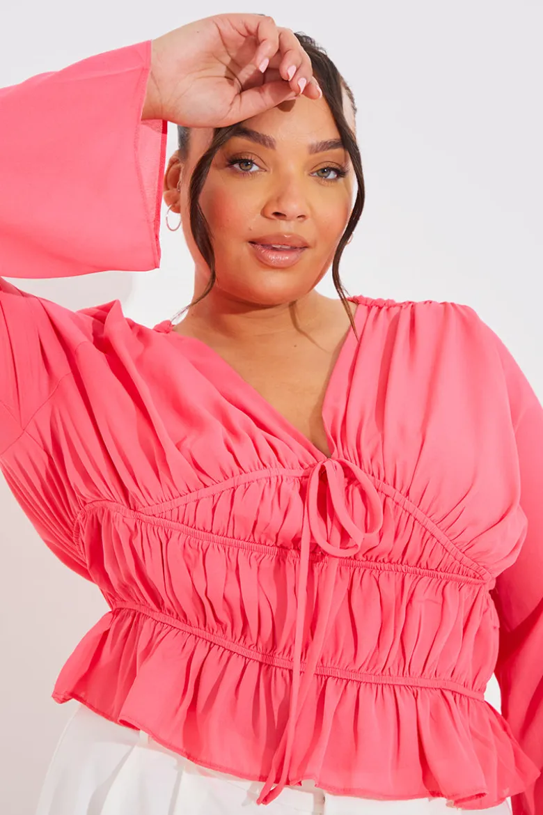 Shirred Detail Blouse