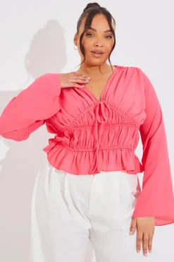 Shirred Detail Blouse
