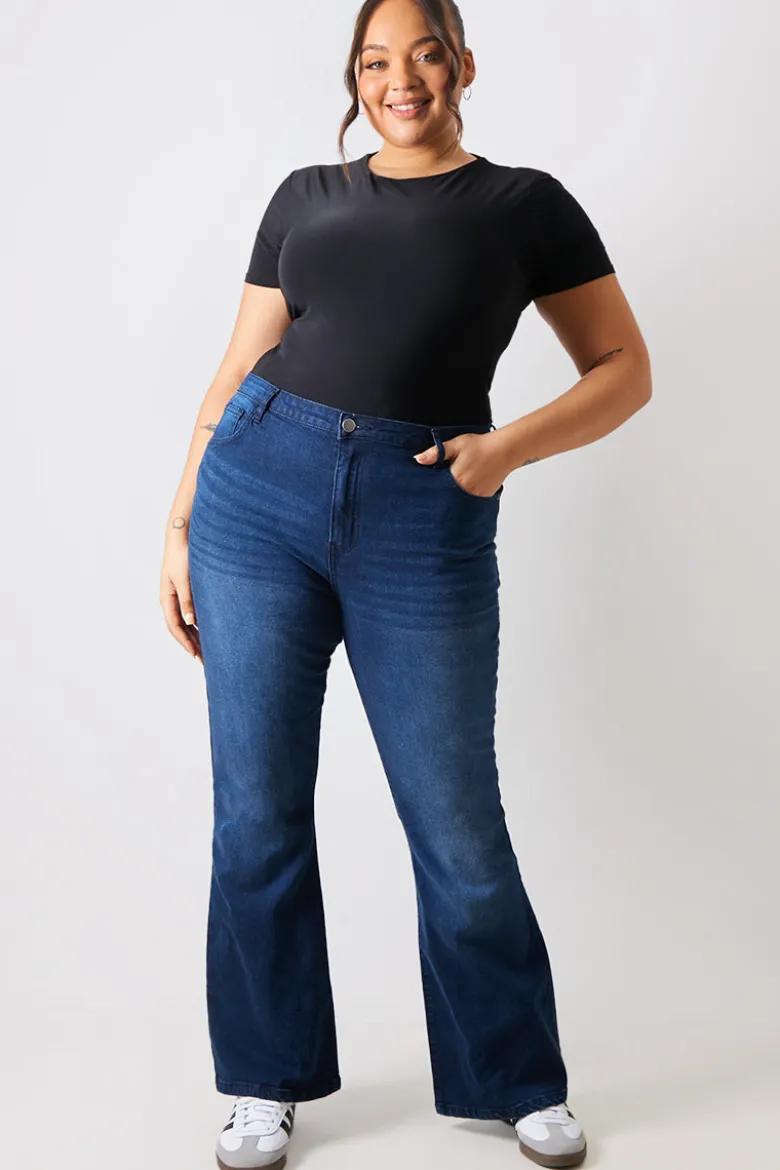 Short Sleeve Double Layer Slinky Bodysuit