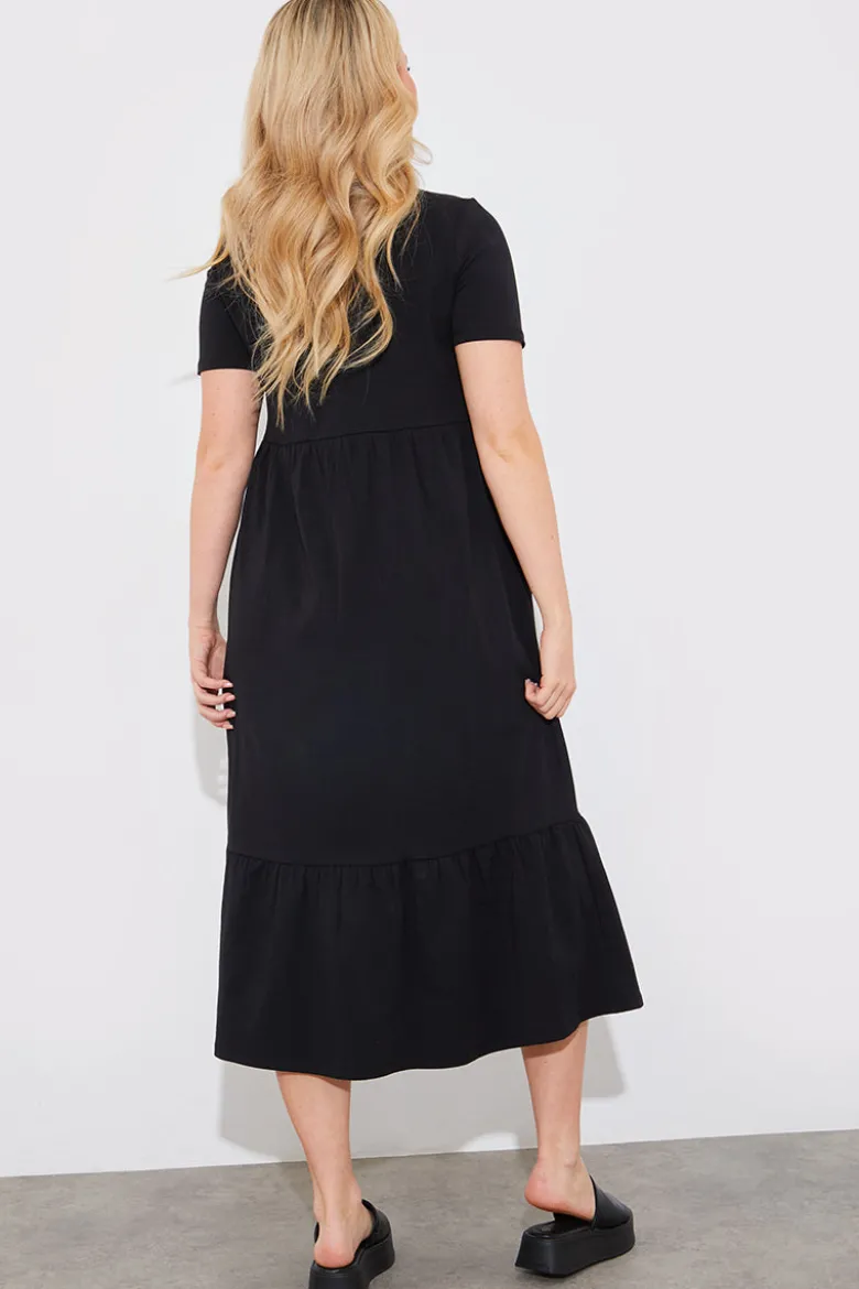 Smock Midaxi T-Shirt Dress