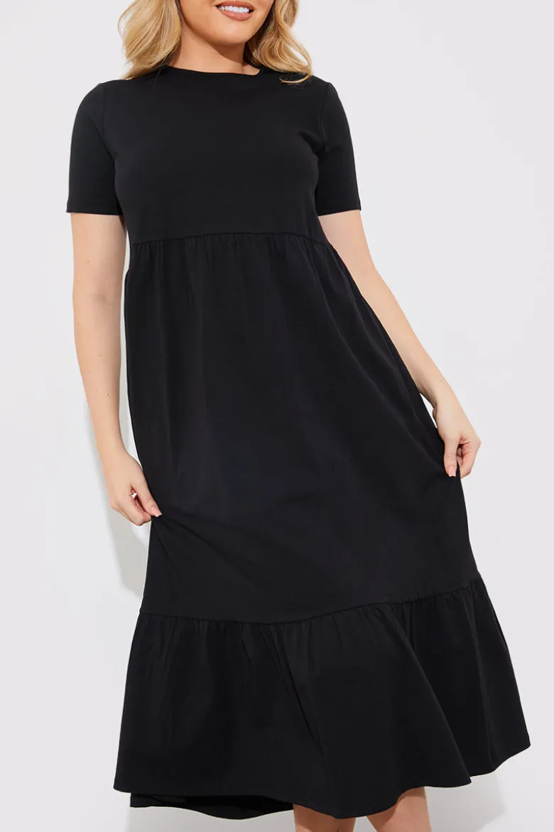 Smock Midaxi T-Shirt Dress
