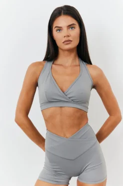 Soft Touch Medium Support Halter Neck Sports Bra