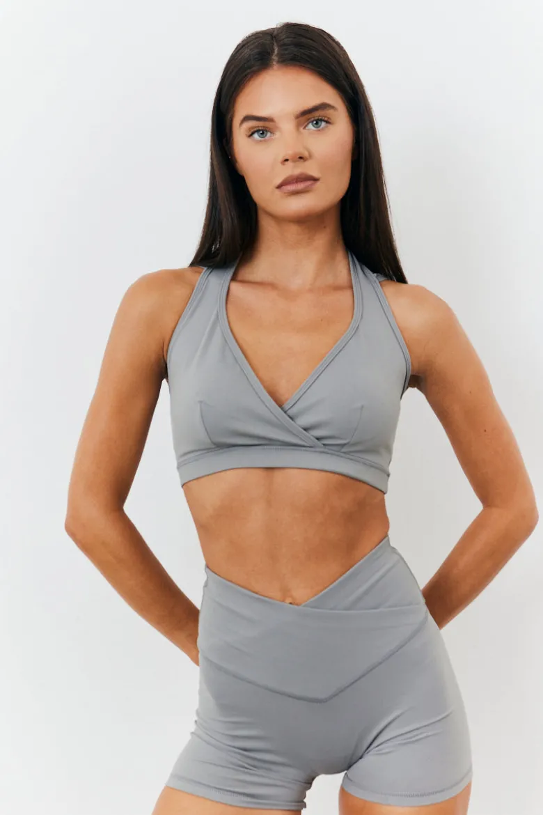 Soft Touch Medium Support Halter Neck Sports Bra