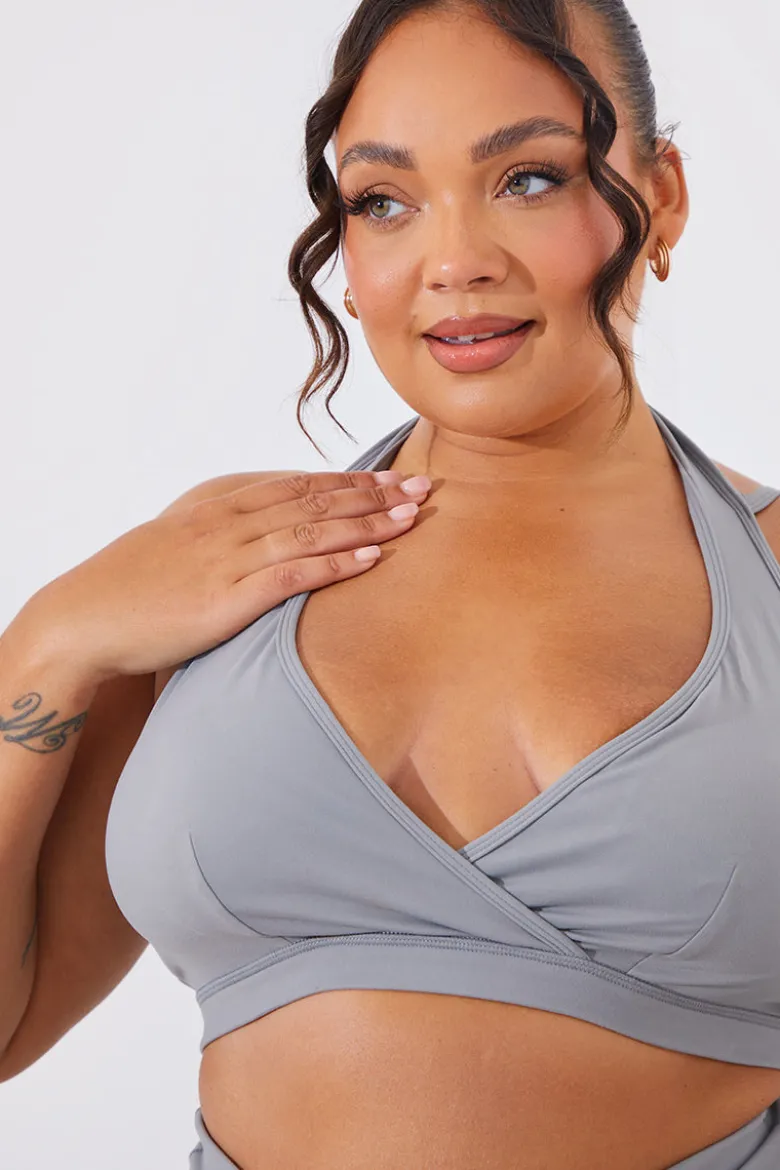 Soft Touch Medium Support Halter Neck Sports Bra