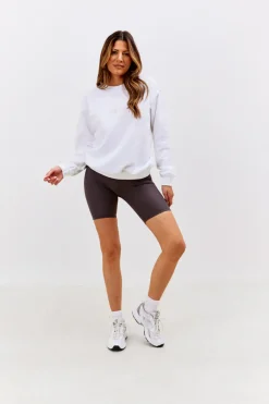Soleil Graphic Crew Neck Jersey Sweatshirt