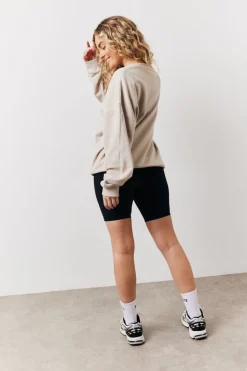 Stone Fits Leisure Club Graphic Oversized Sweatshirt