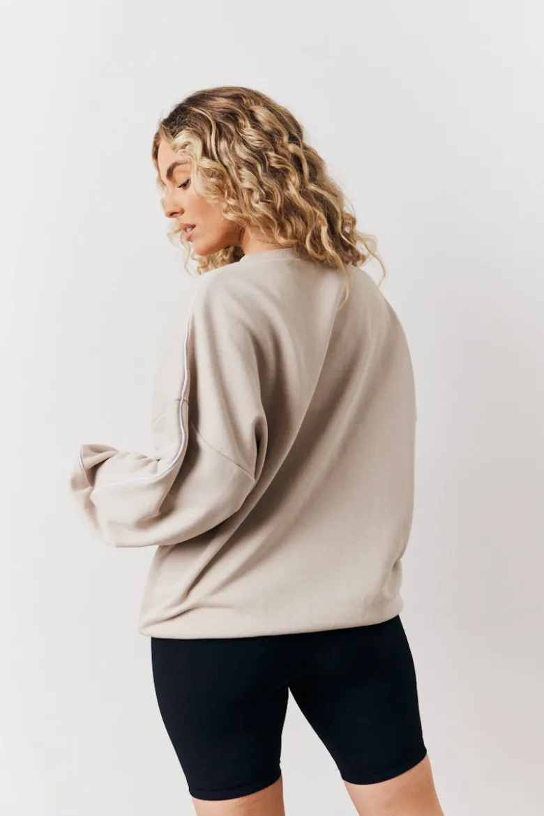 Stone Fits Leisure Club Graphic Oversized Sweatshirt
