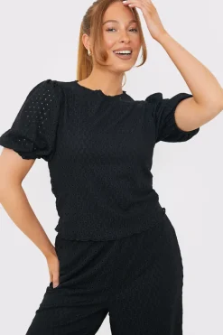Stretch Broderie Top