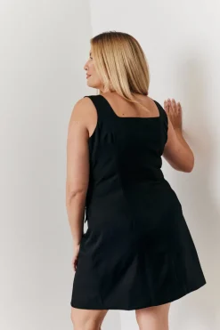 Tailored Button Through Mini Dress