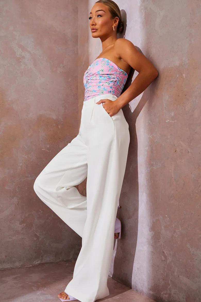 Tailored Wide Leg Trousers