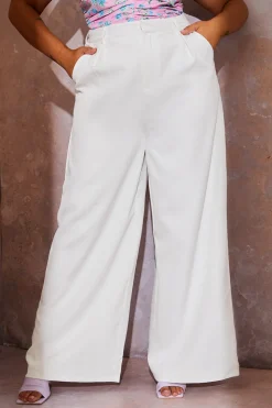 Tailored Wide Leg Trousers