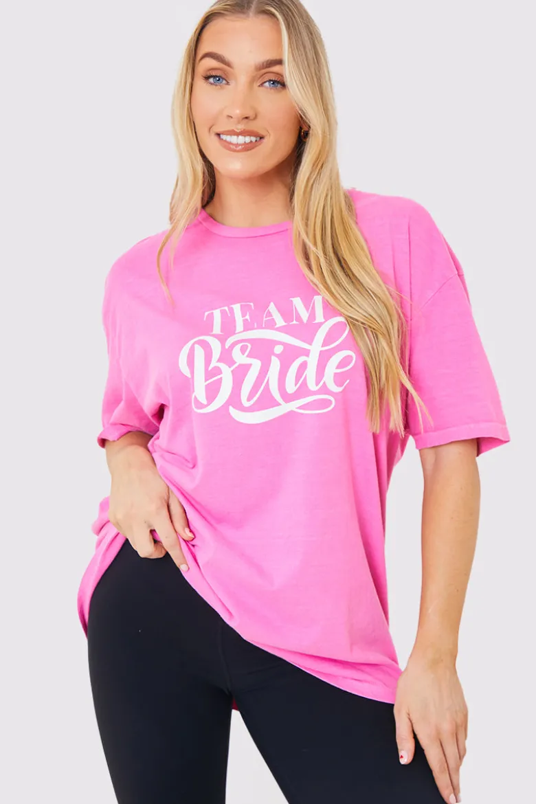 Team Bride Slogan T-Shirt