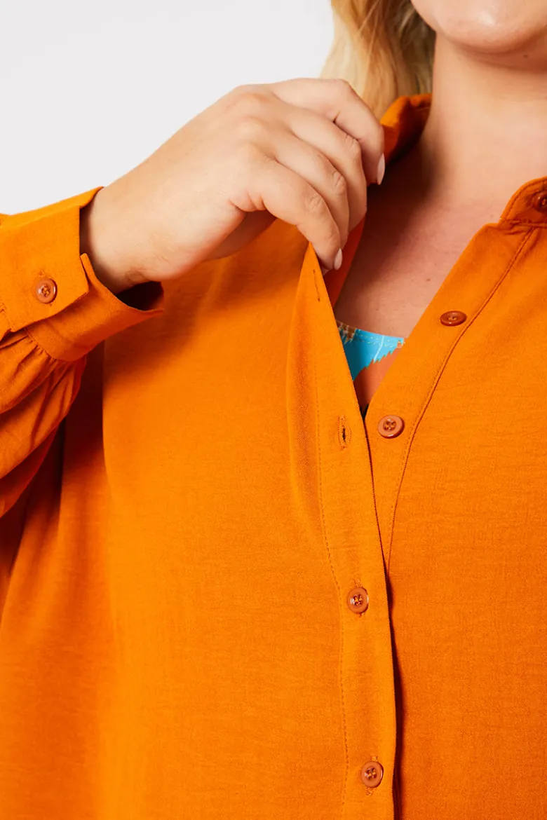 Textured Button Up Co-Ord Beach Shirt