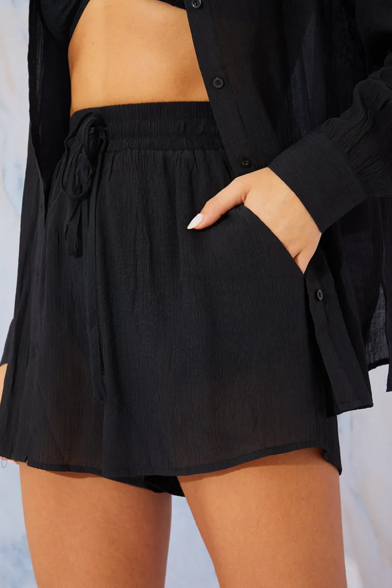 Textured Shorts