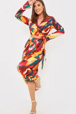 Tie Front Cropped Shirt