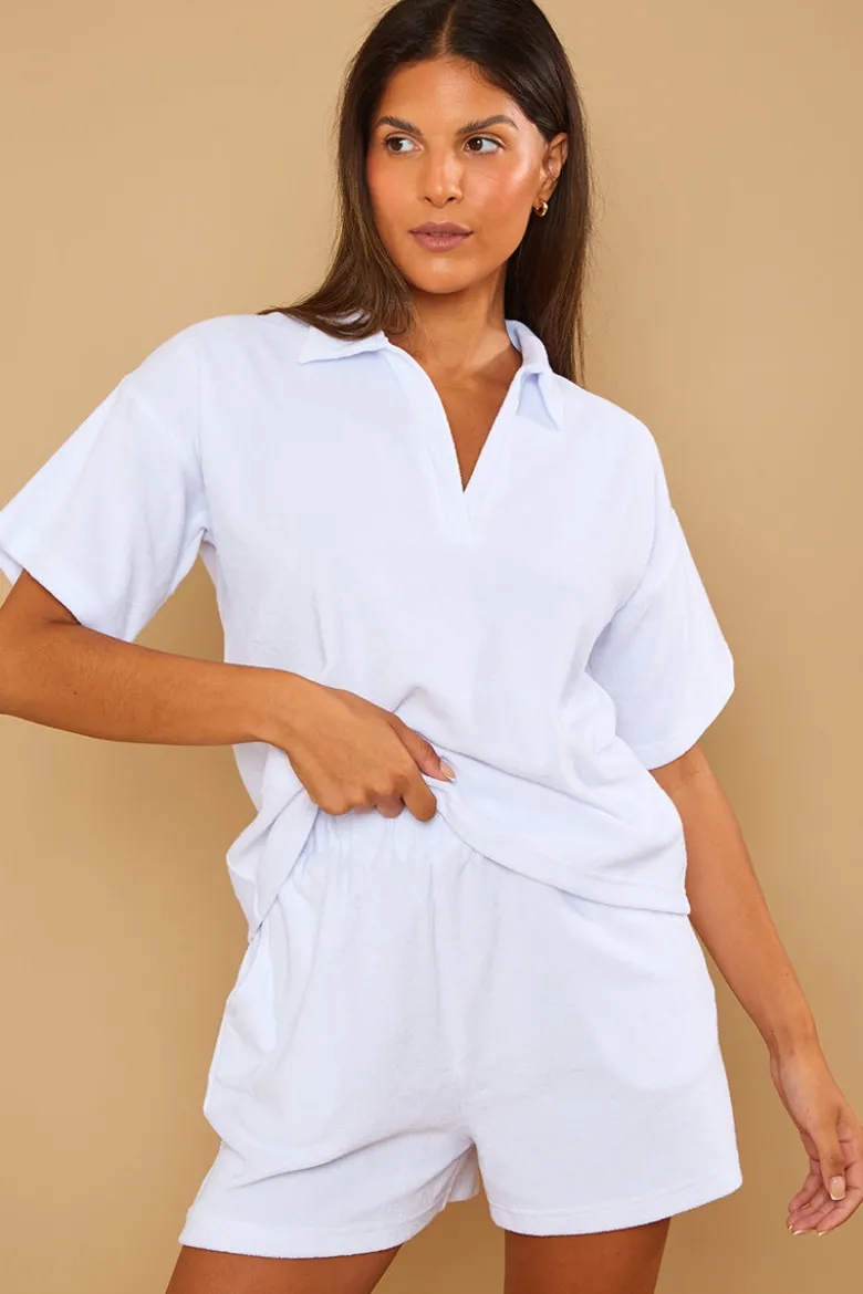 Towelling Co-Ord Shorts