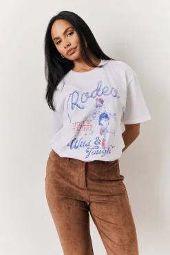 White Rodeo Graphic T-Shirt