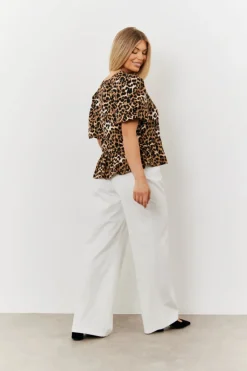 Wide Leg Tailored Trouser